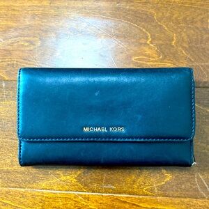 Michael Kors Black Leather Wallet